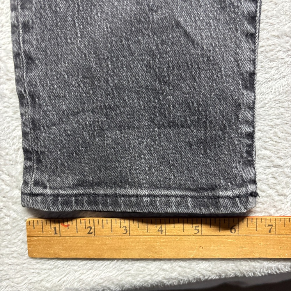 Madewell The Perfect Vintage Jean Size 27 (Fits 28x27.5) Straight Black Denim - Picture 5 of 6